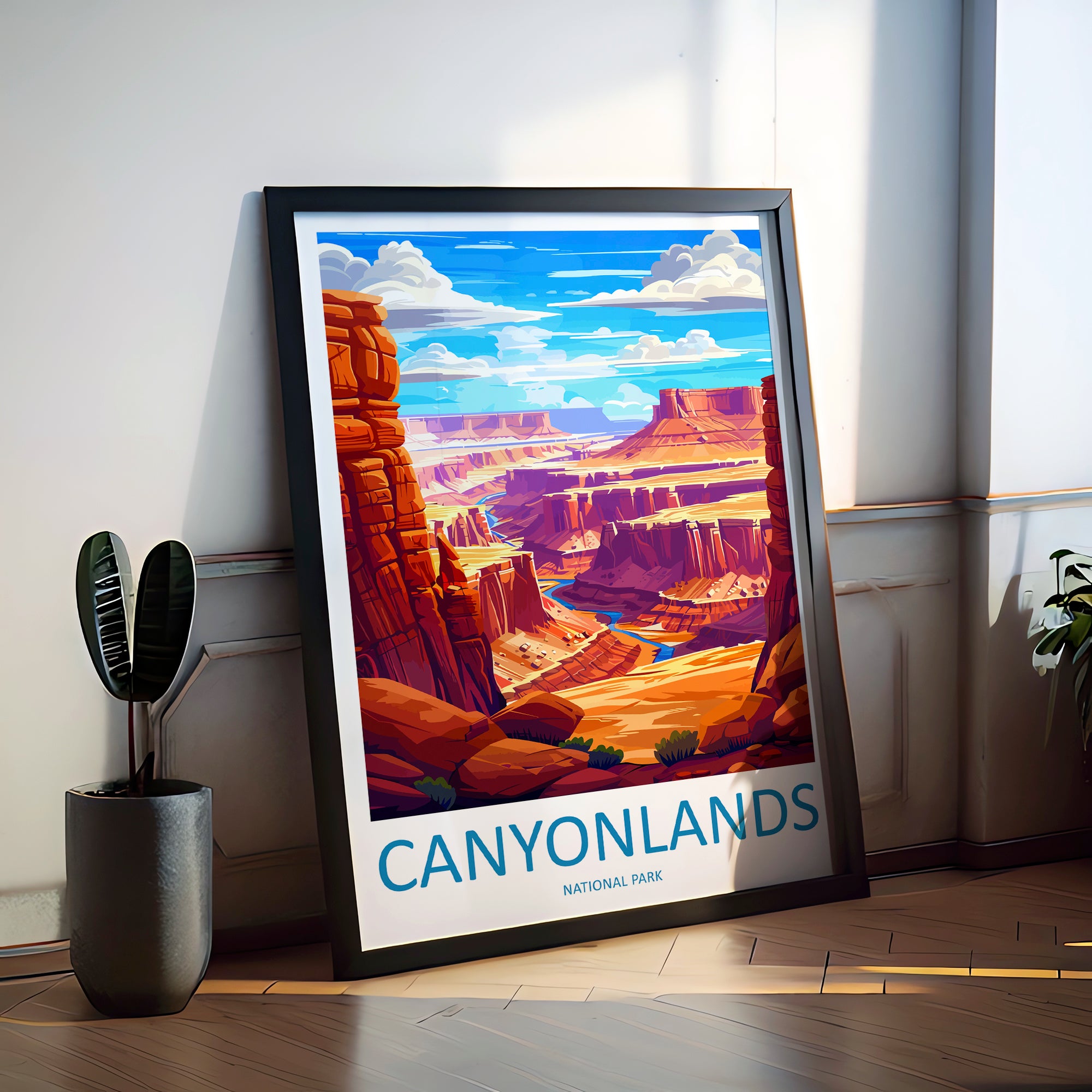 Canyonlands US National Park Travel Print