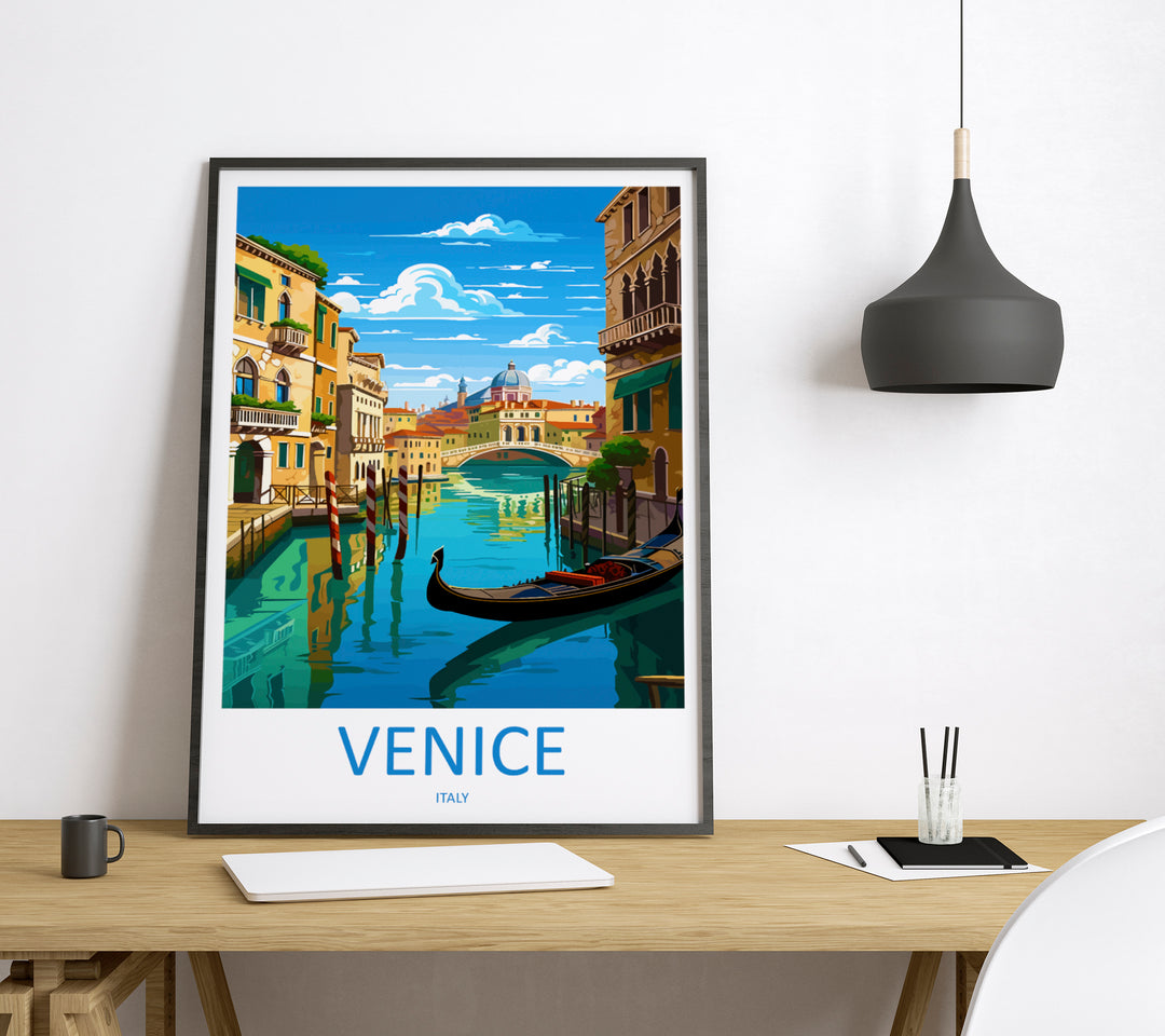 Venice Italy Travel Poster