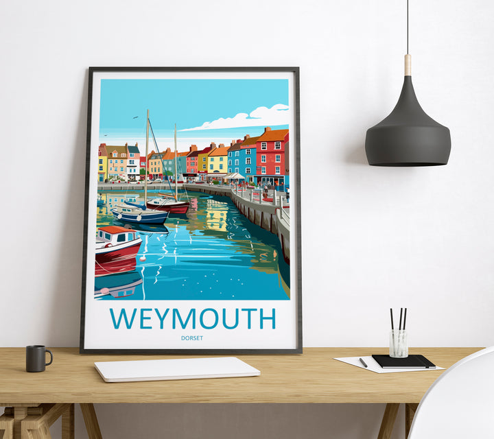Weymouth England Travel Poster