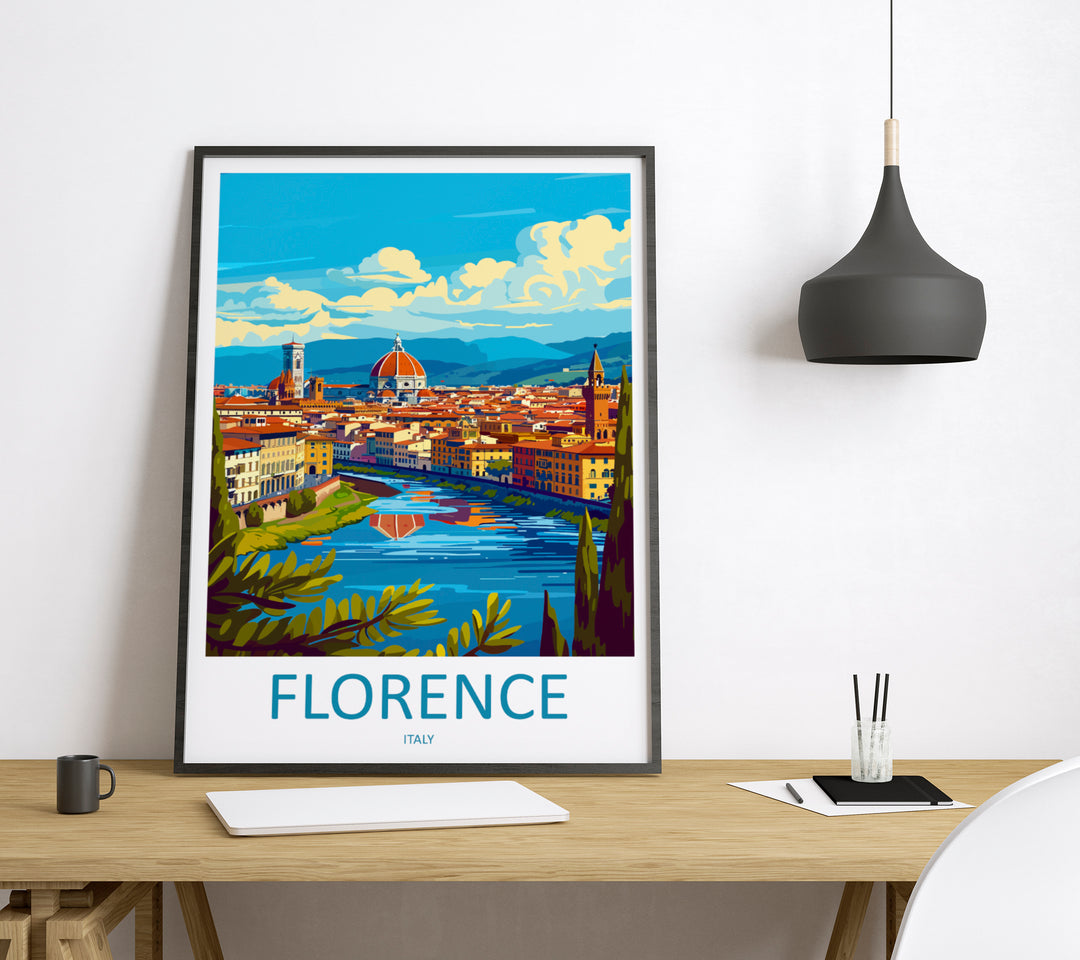 Florence Italy Travel Poster