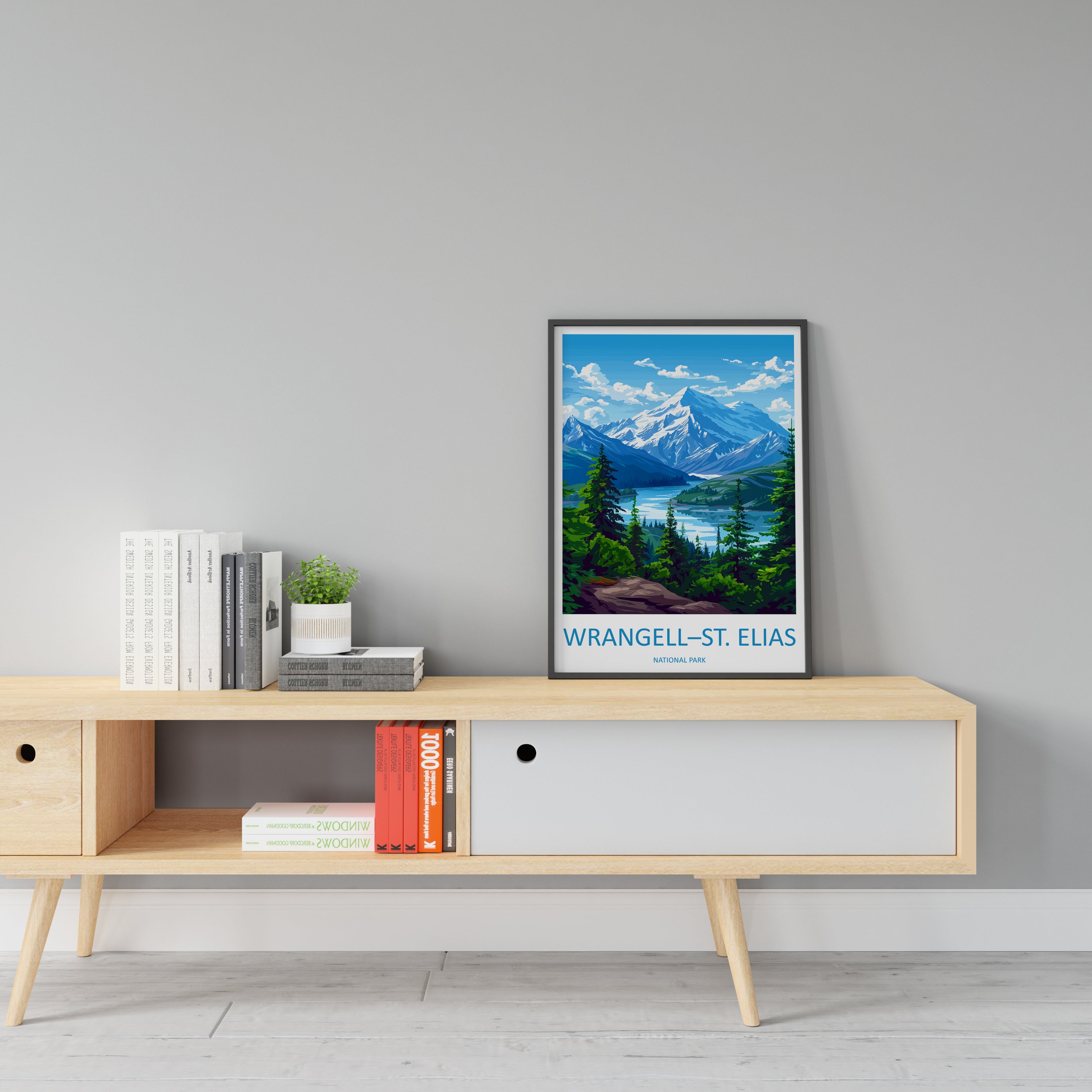 Wrangell–St. Elias US National Park Travel Print