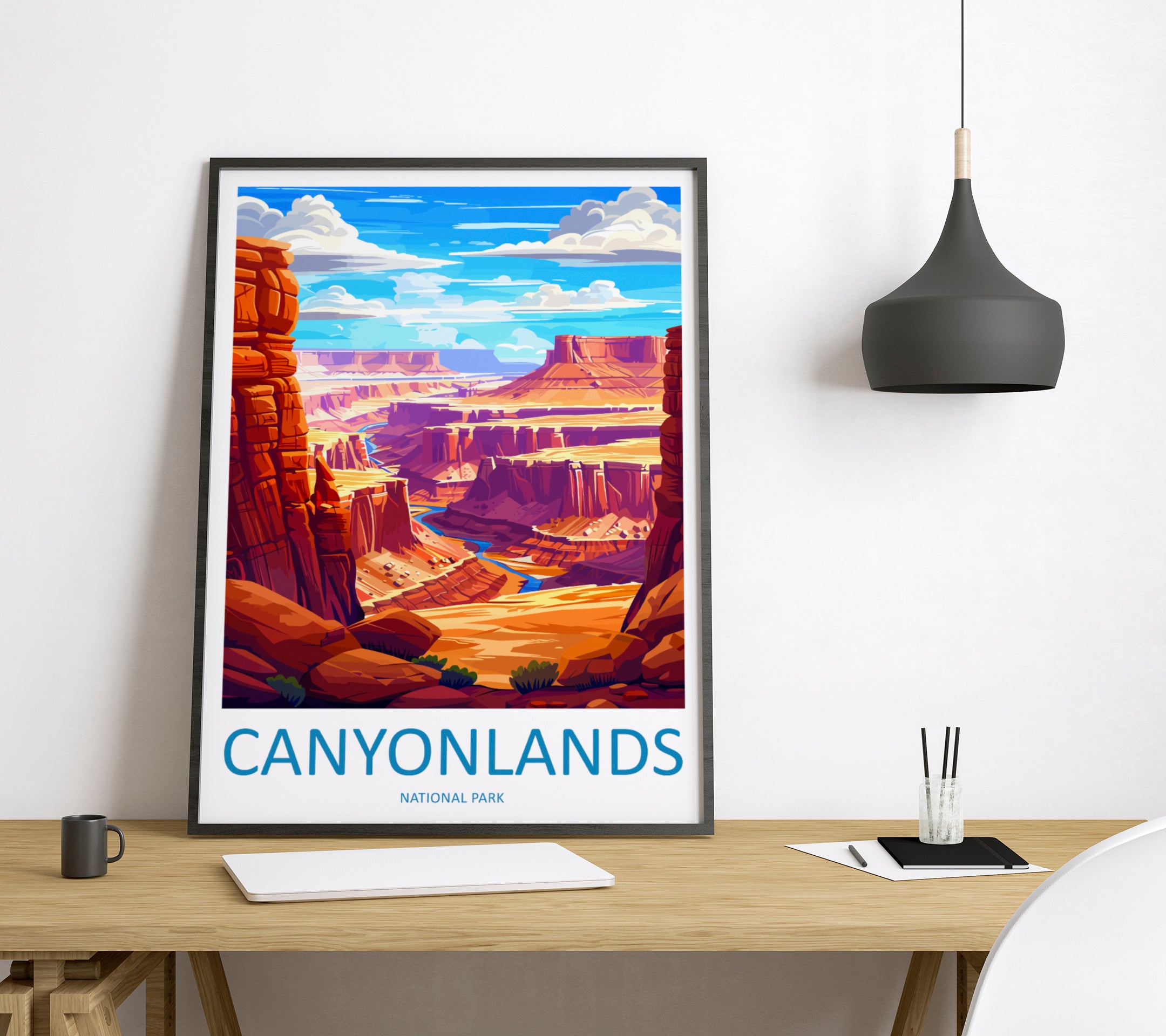 Canyonlands US National Park Travel Print