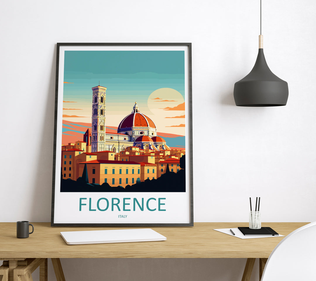 Florence Italy Travel Poster