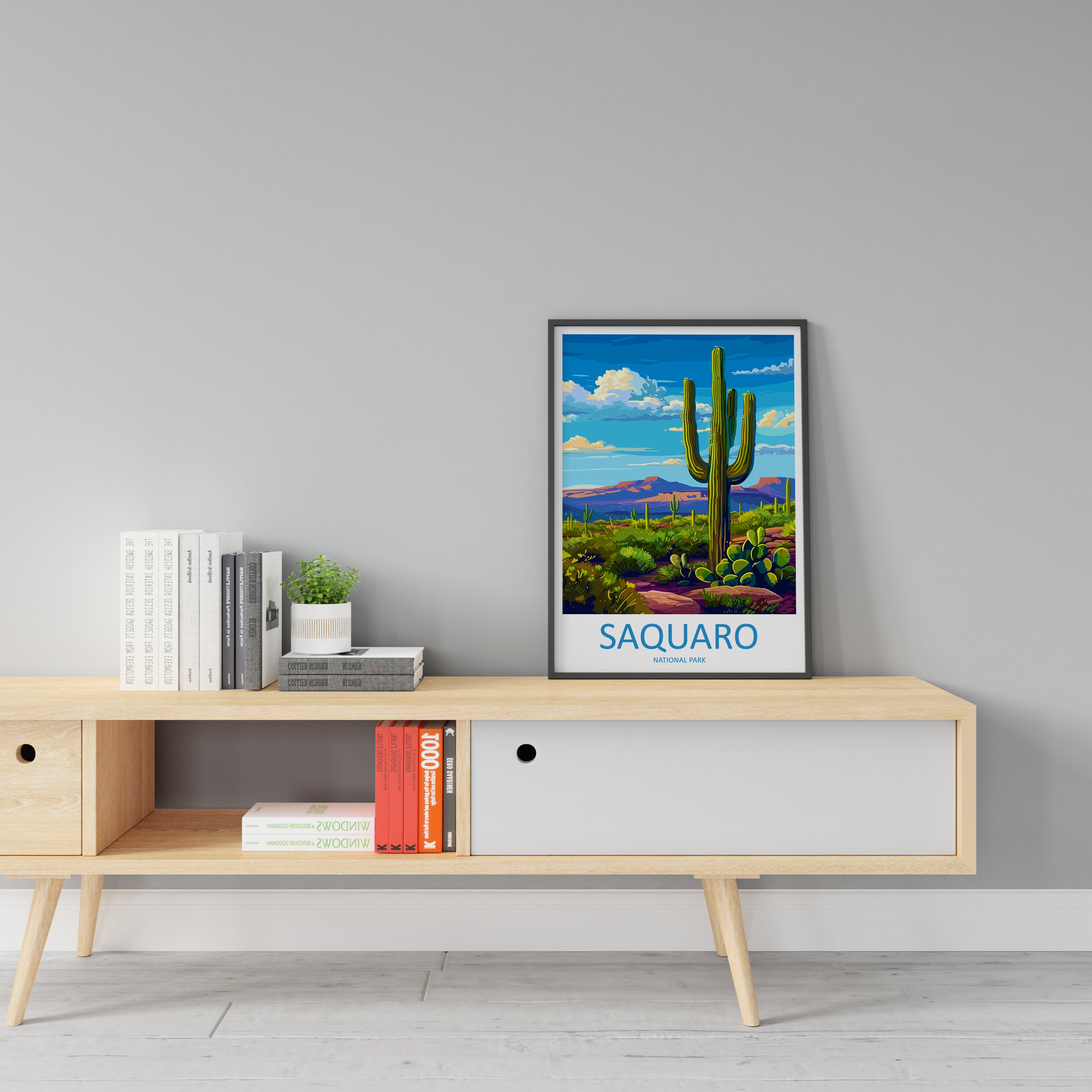 Saguaro US National Park Travel Print