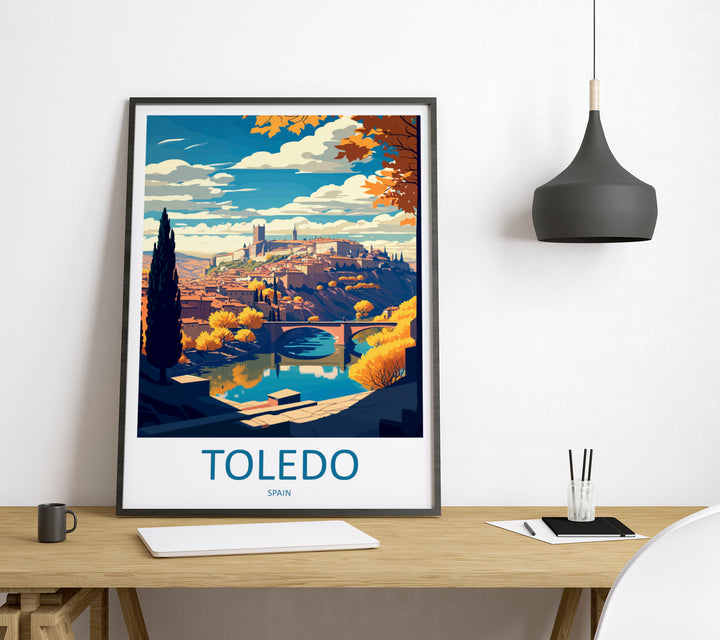 Toledo Spain Travel Poster