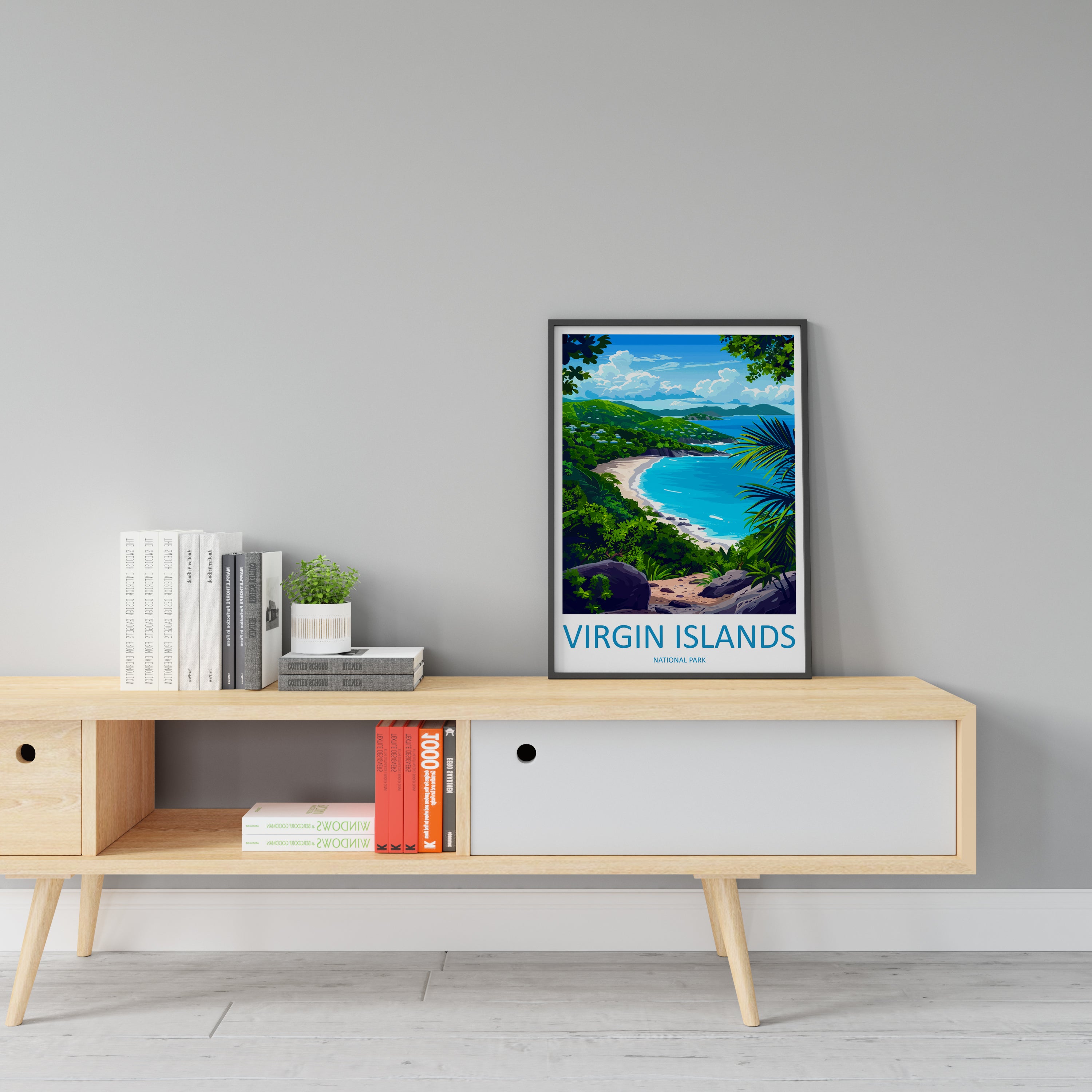 Virgin Islands US National Park Travel Print