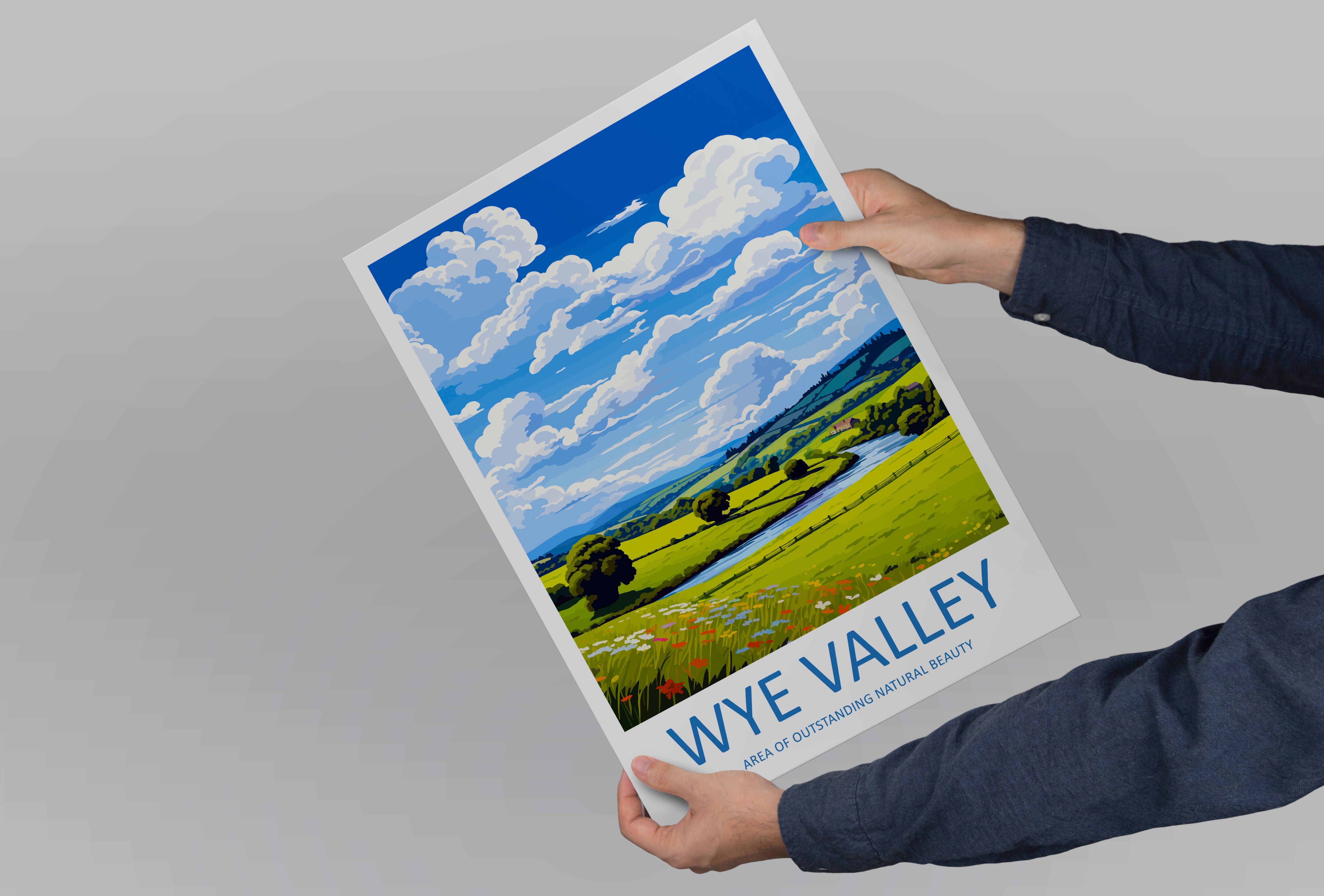 Wye Valley Travel Print