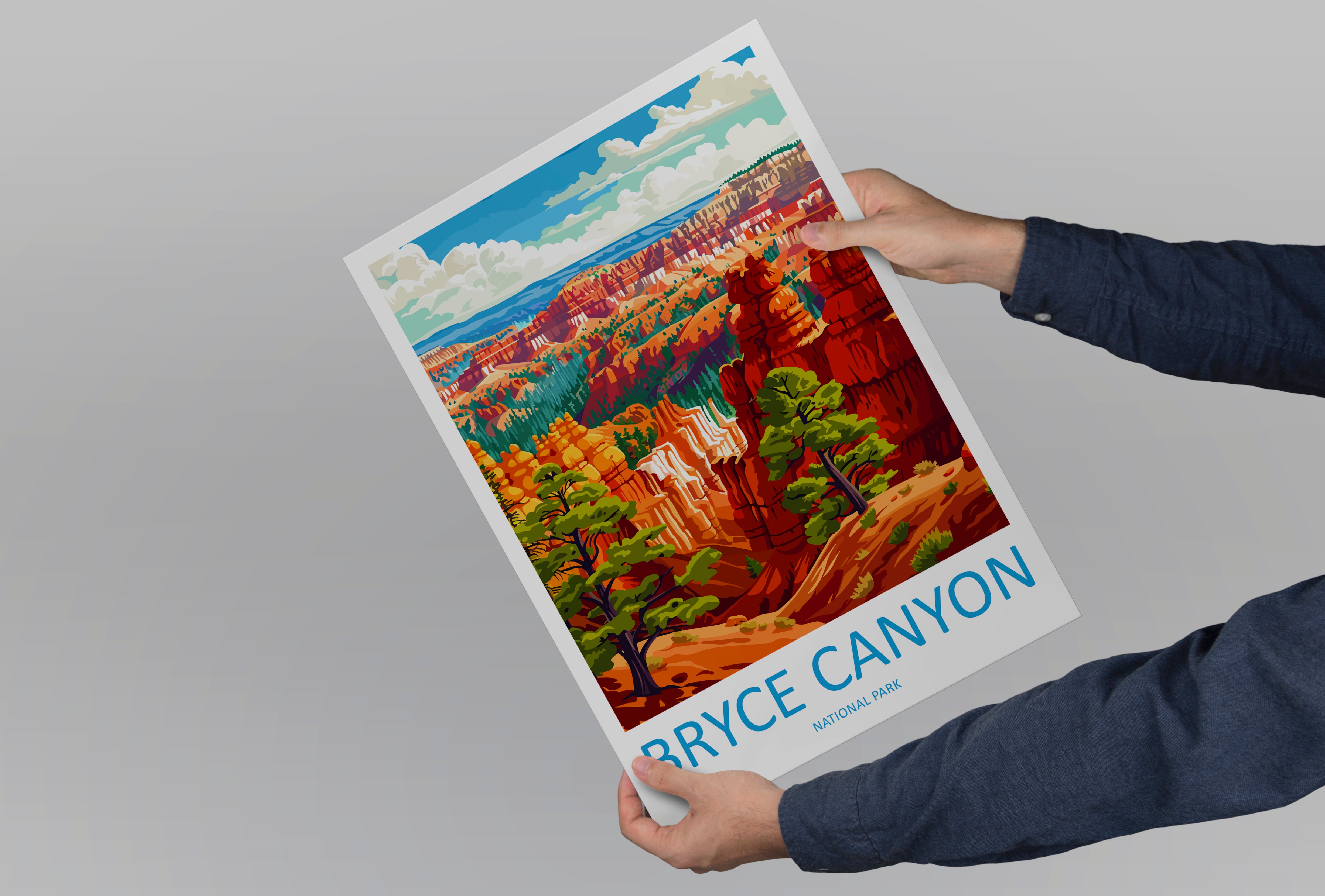 Bryce Canyon US National Park Travel Print