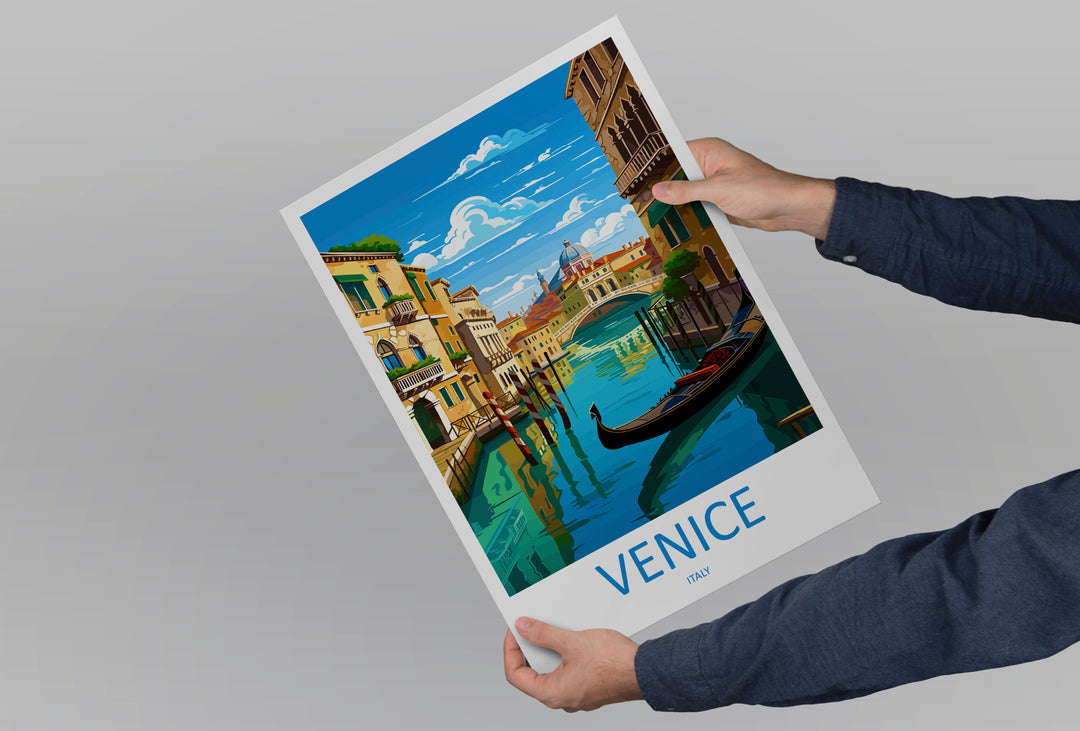 Venice Italy Travel Poster