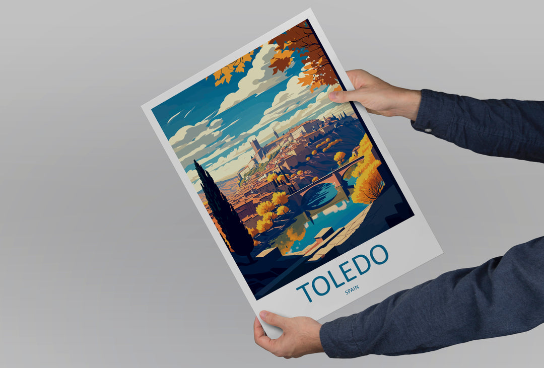 Toledo Spain Travel Poster