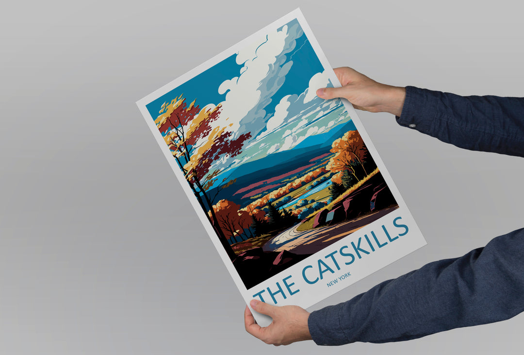 The Catskills USA Travel Poster