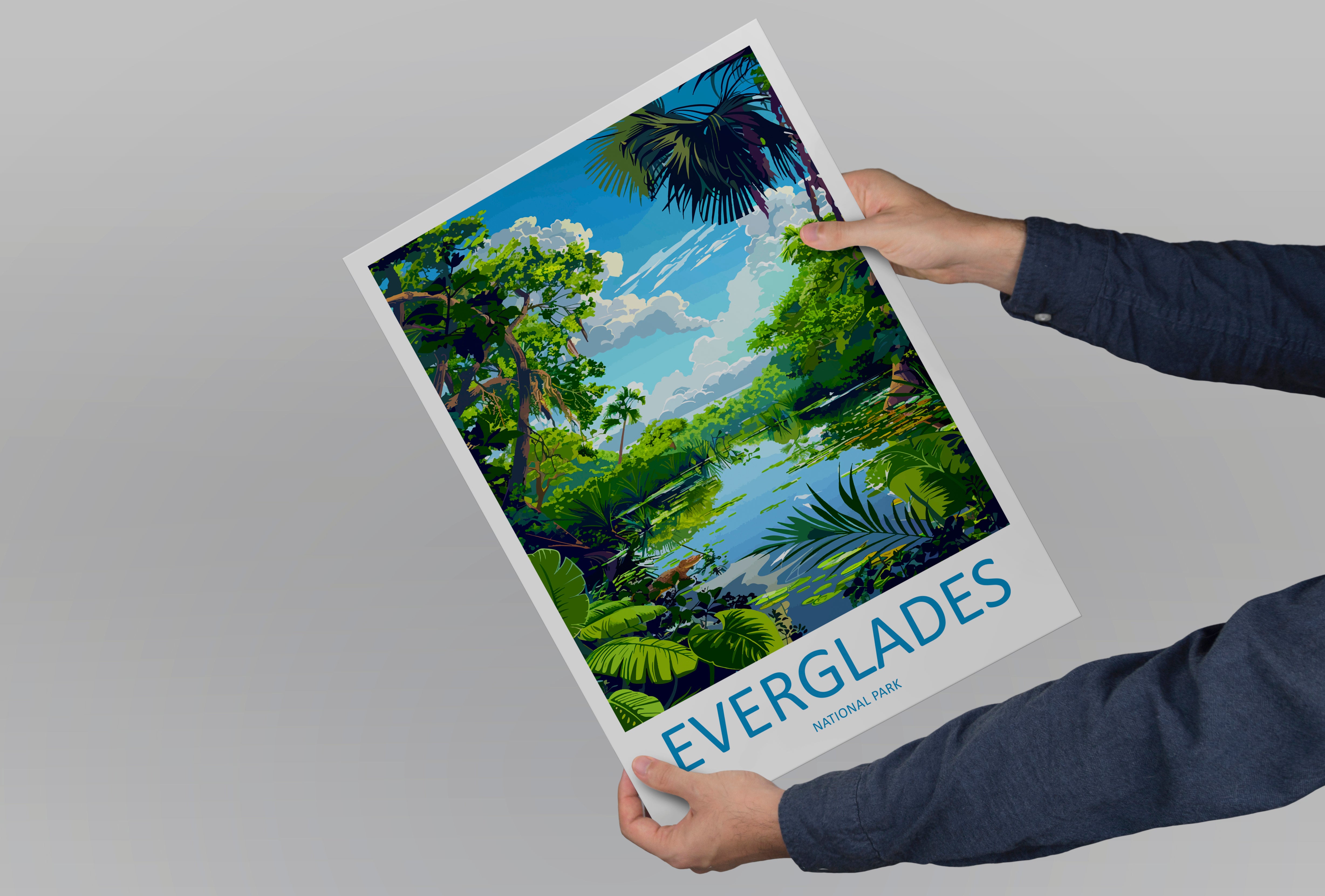 Everglades US National Park Travel Print