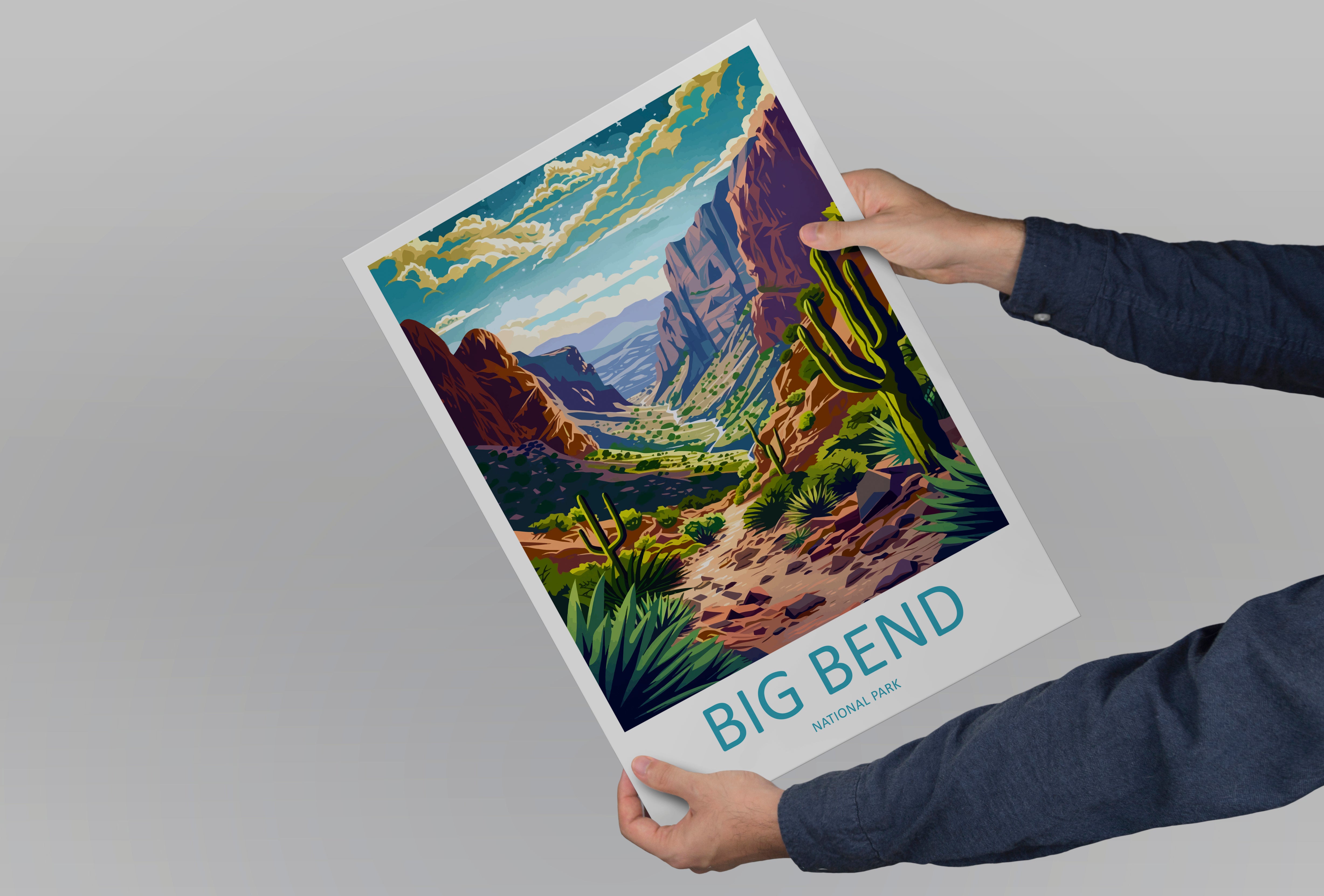 Big Bend US National Park Travel Print