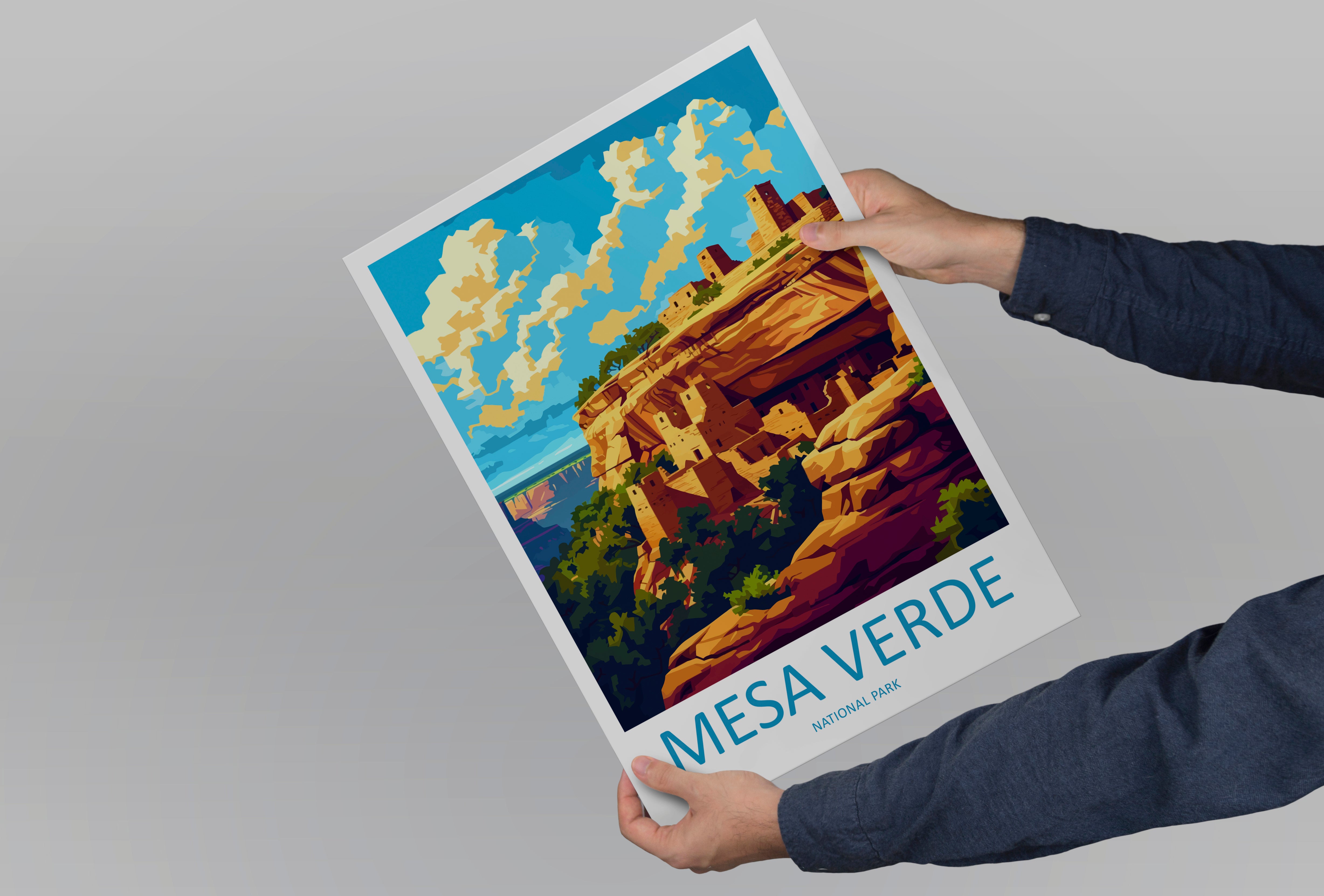 Mesa Verde US National Park Travel Print