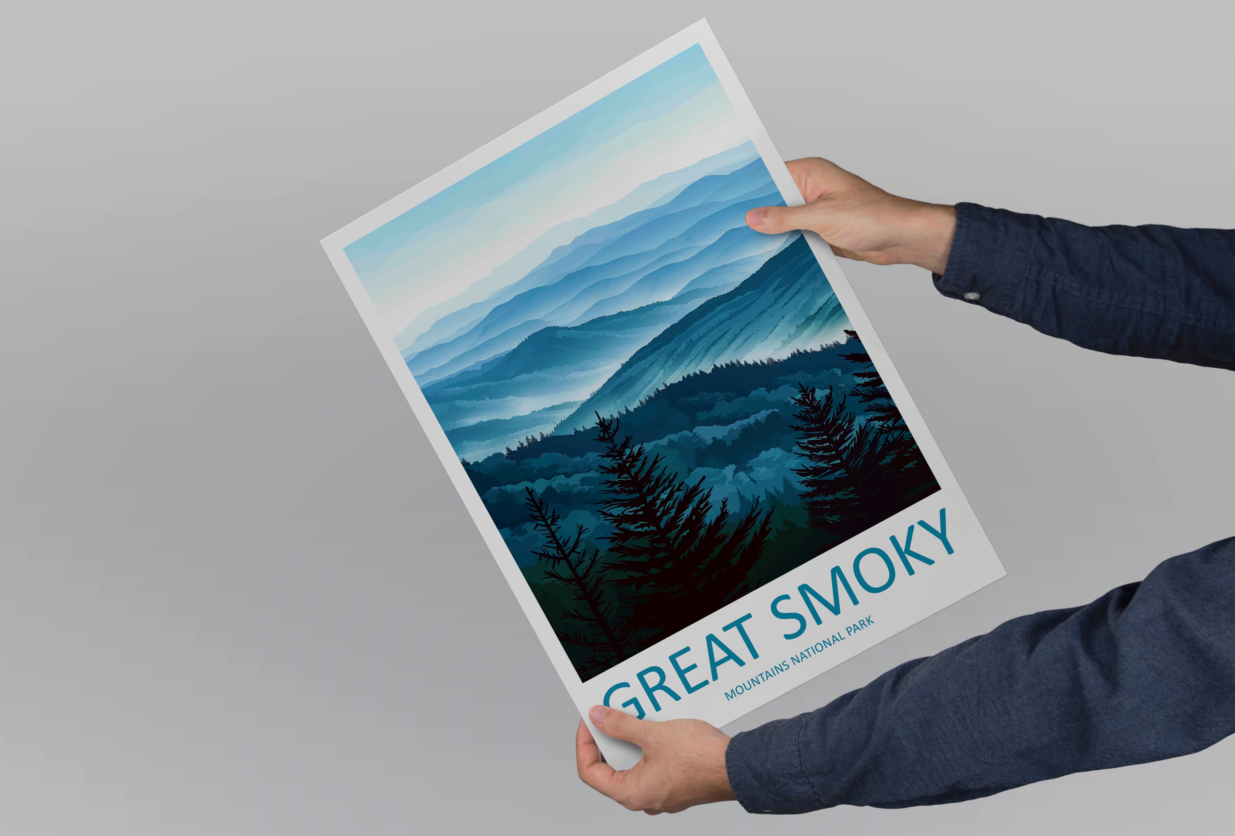 Great Smoky Mountains US National Park Travel Print