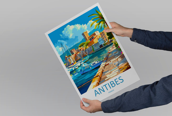 Antibes France Travel Poster
