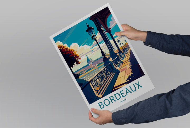 Bordeaux France Travel Poster