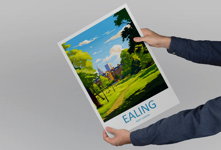Ealing England Travel Poster