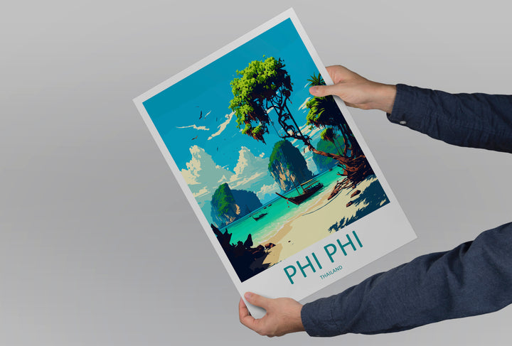 Phi Phi Thailand Travel Poster