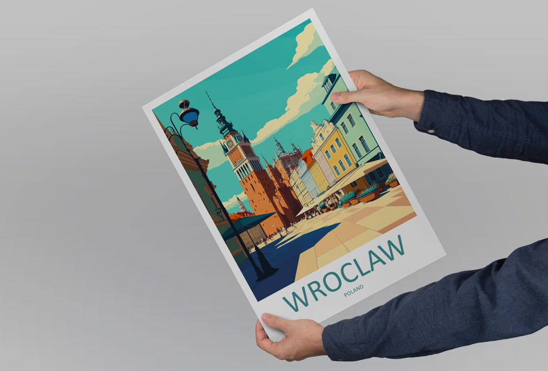 Wroclaw Poland Travel Poster