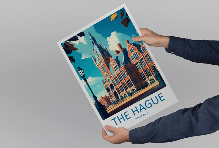 The Hague Netherlands Travel Poster