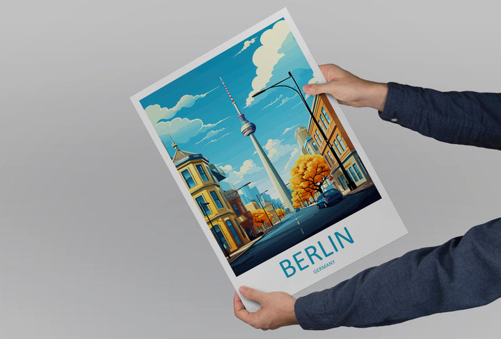 Berlin Germany Travel Poster