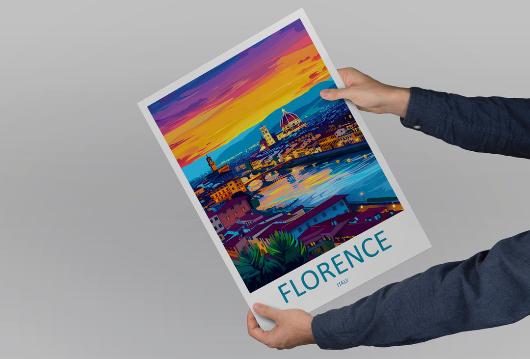 Florence Italy Travel Poster