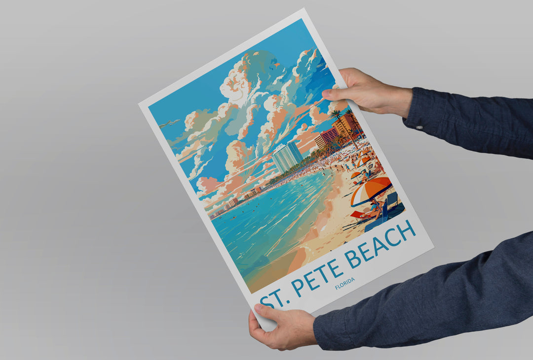 St. Pete Beach USA Travel Poster