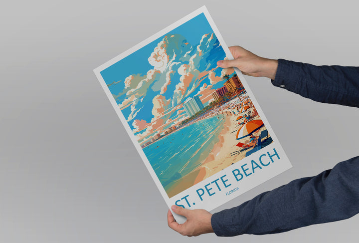 St. Pete Beach USA Travel Poster