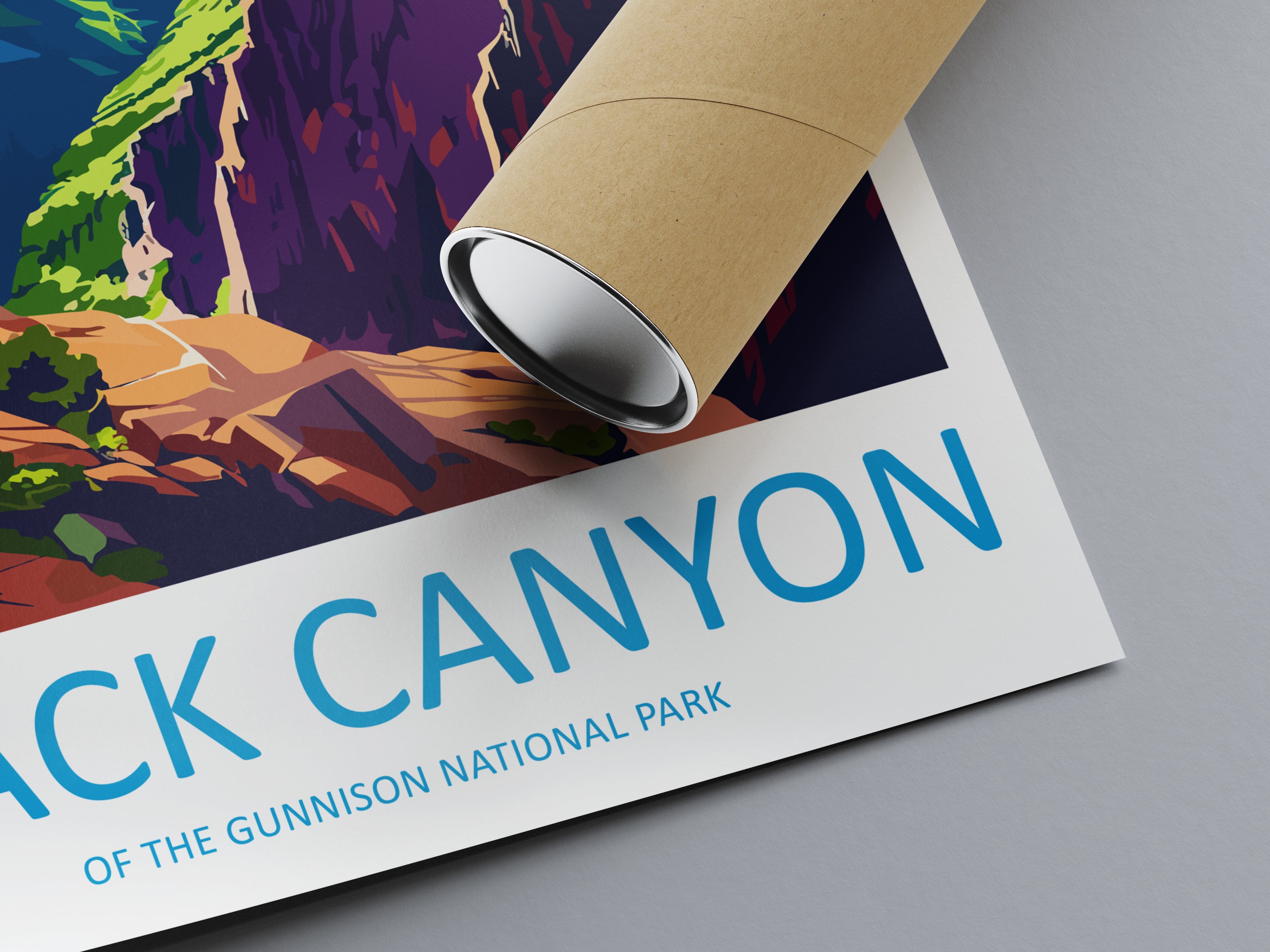 Black Canyon of the Gunnison US National Park Travel Print