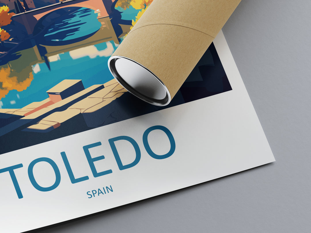 Toledo Spain Travel Poster