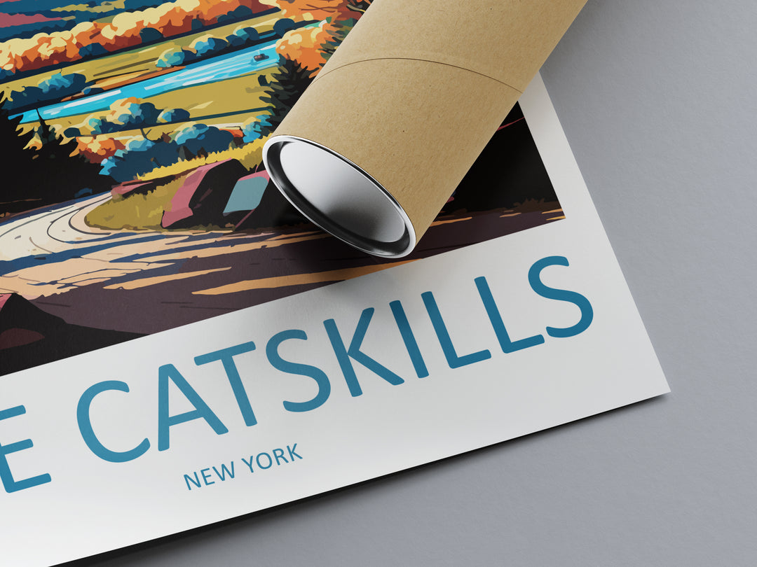 The Catskills USA Travel Poster