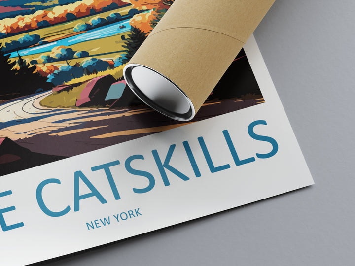 The Catskills USA Travel Poster
