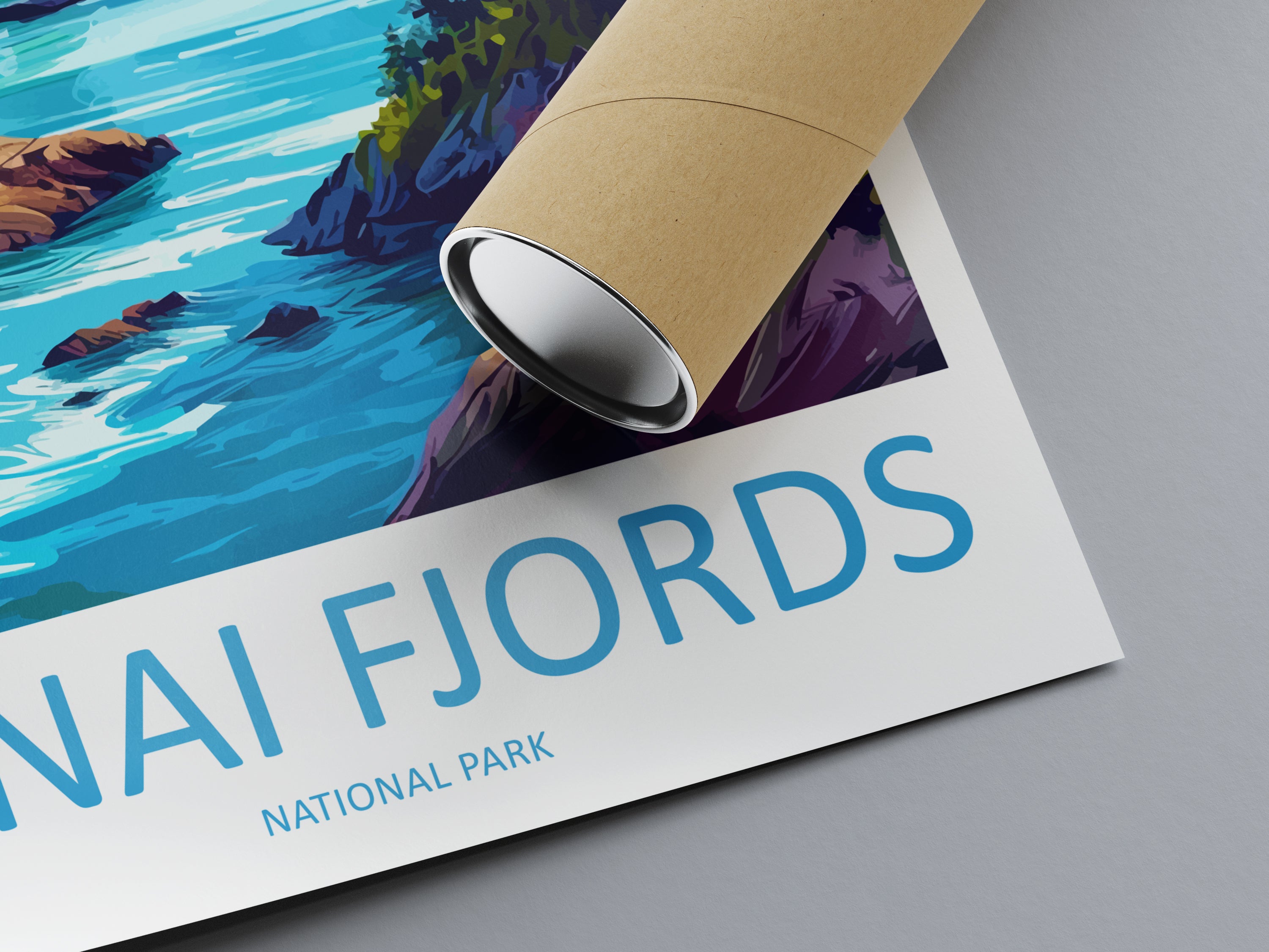 Kenai Fjords US National Park Travel Print