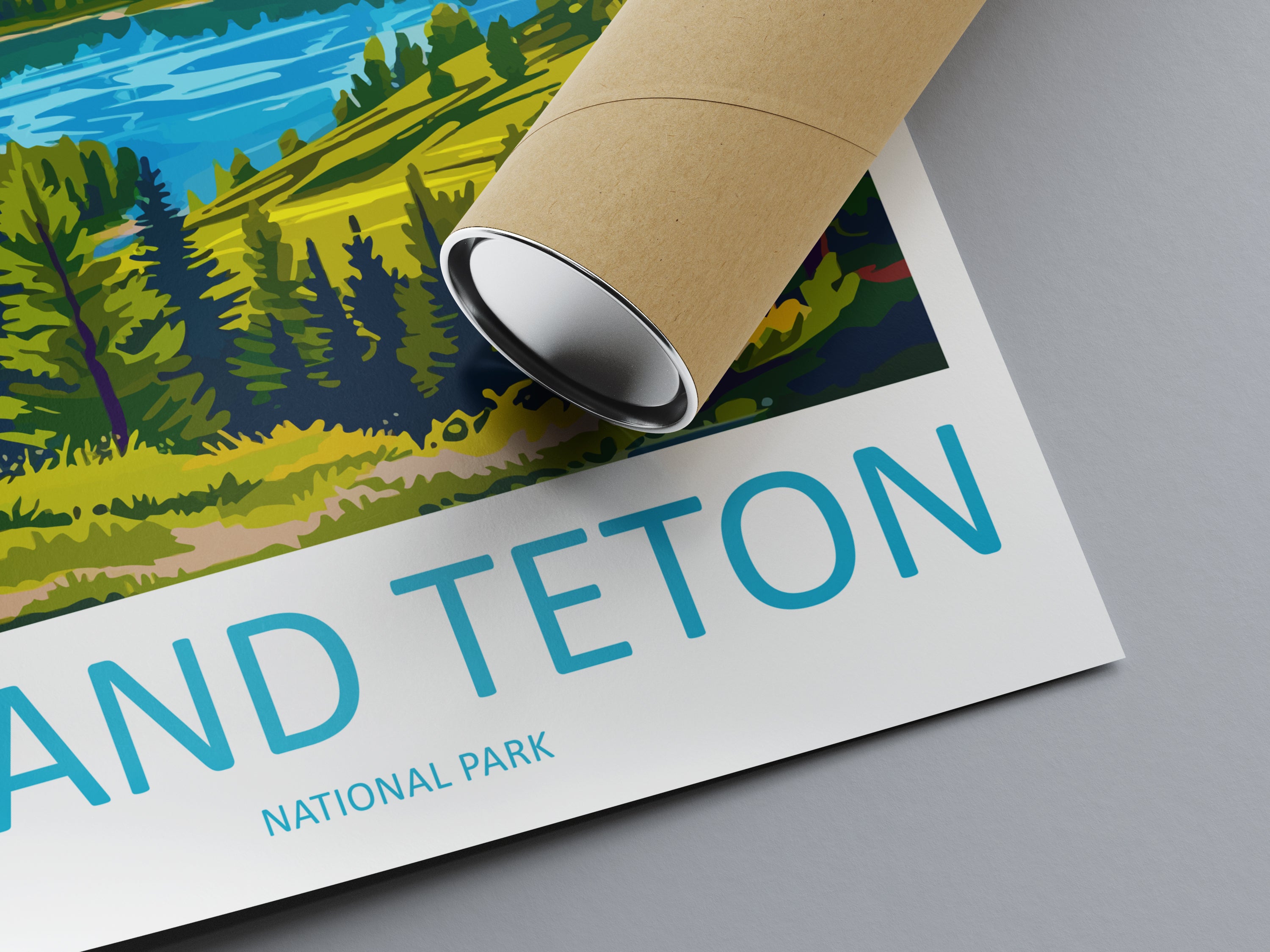 Grand Teton US National Park Travel Print