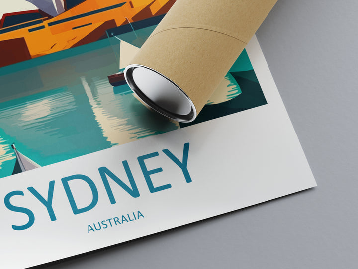 Sydney Opera House Australia Travel Poster