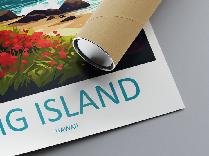 Big Island Hawaii Travel Poster