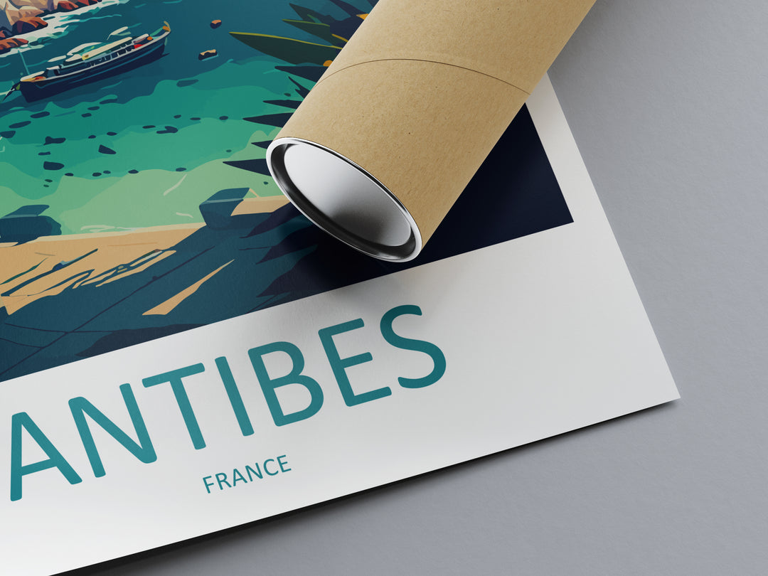 Antibes France Travel Poster