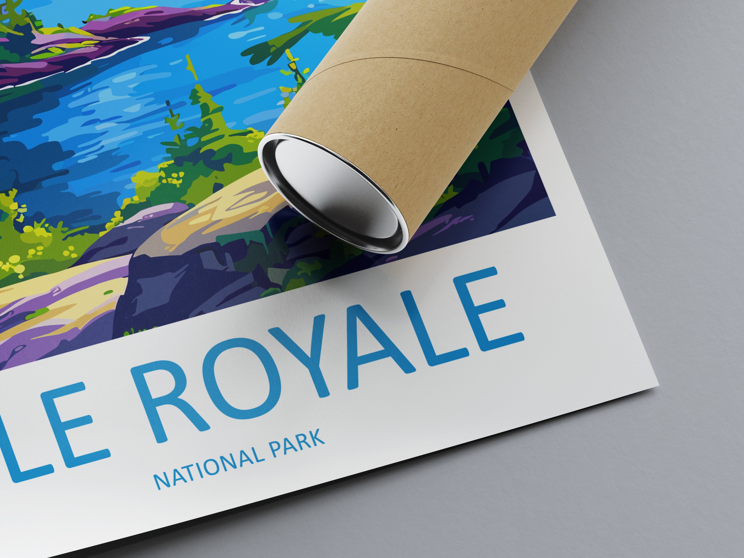 Isle Royale US National Park Travel Print