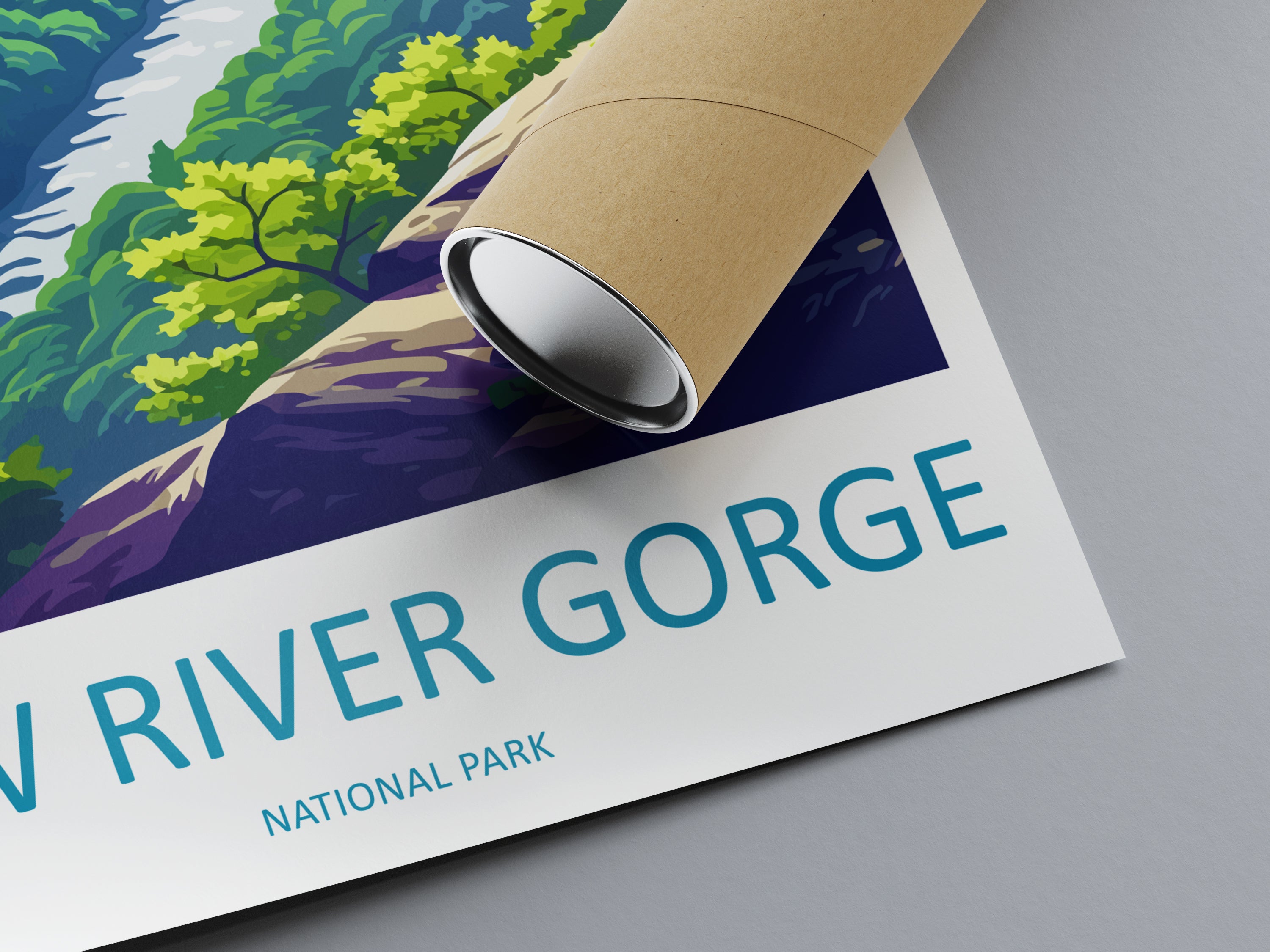 New River Gorge US National Park Travel Print