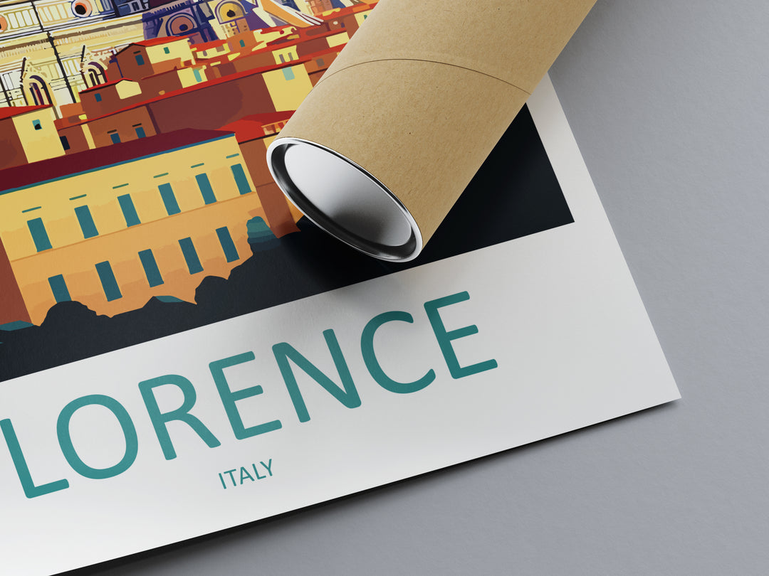 Florence Italy Travel Poster