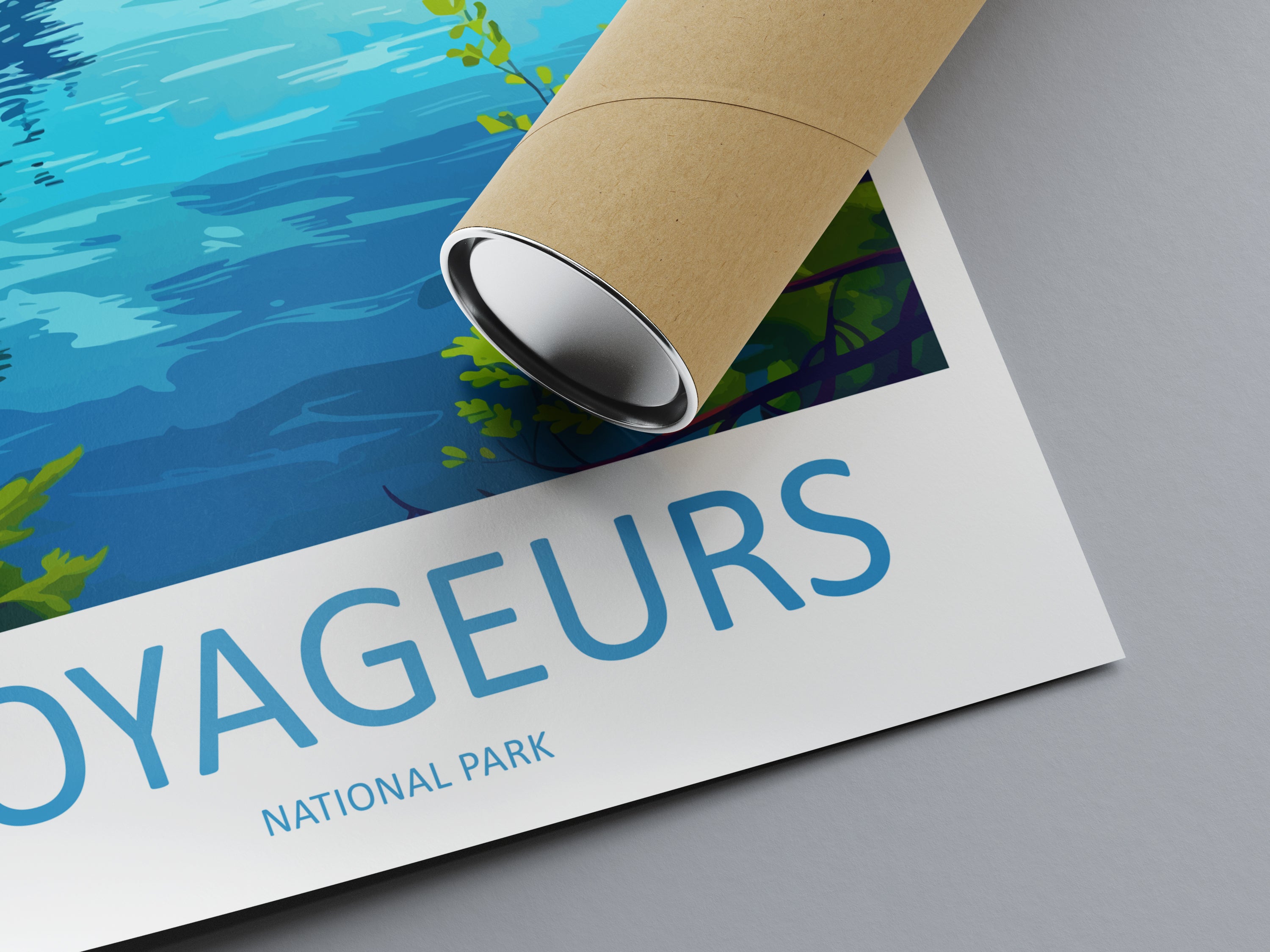 Voyageurs US National Park Travel Print