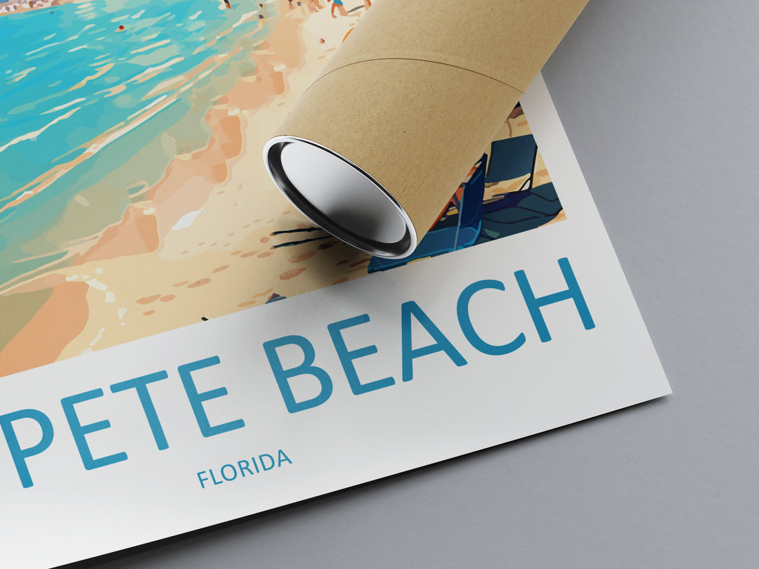 St. Pete Beach USA Travel Poster