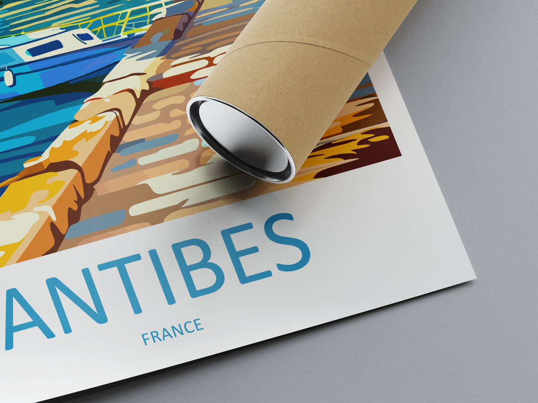 Antibes France Travel Poster