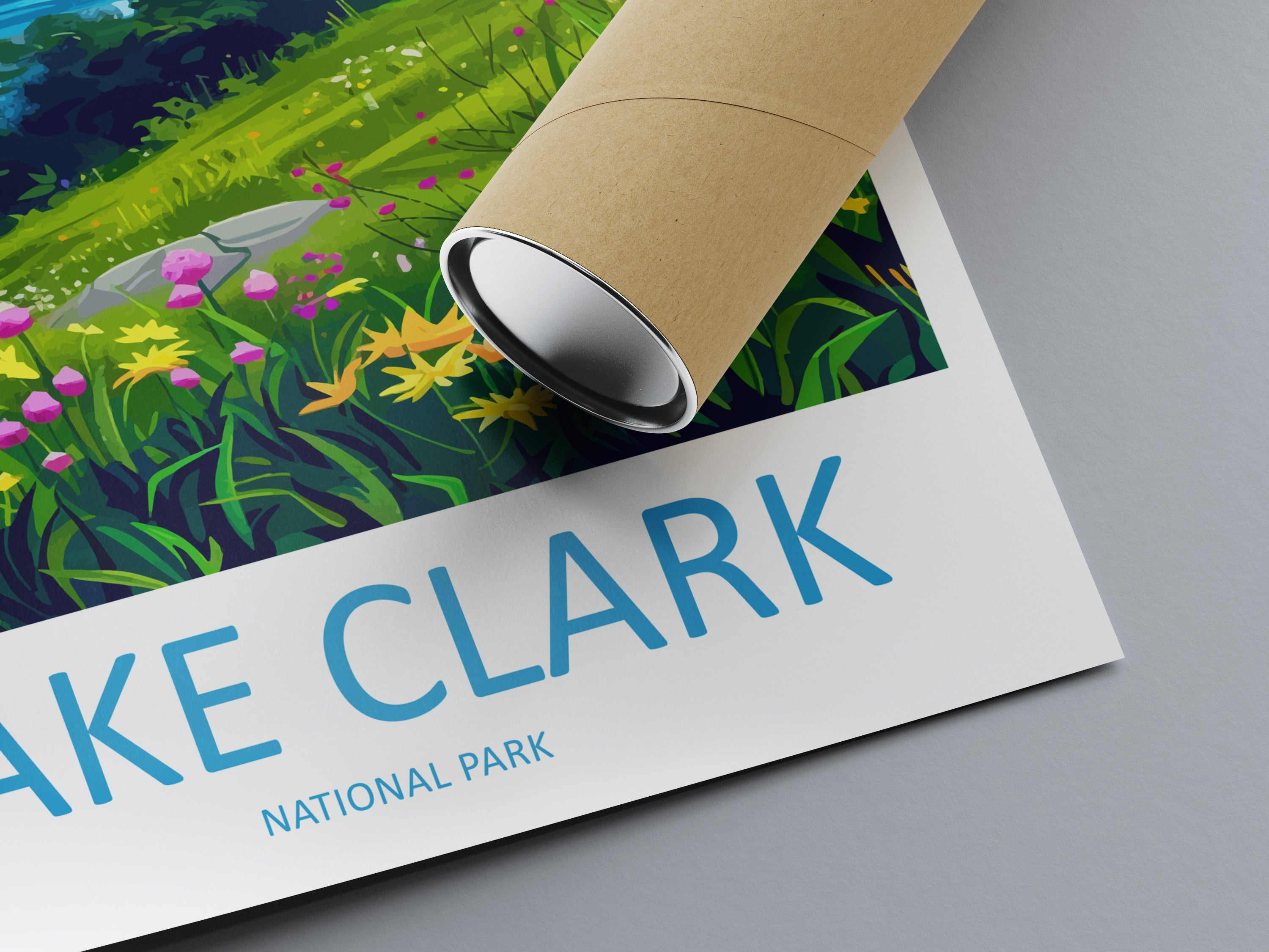 Lake Clark US National Park Travel Print