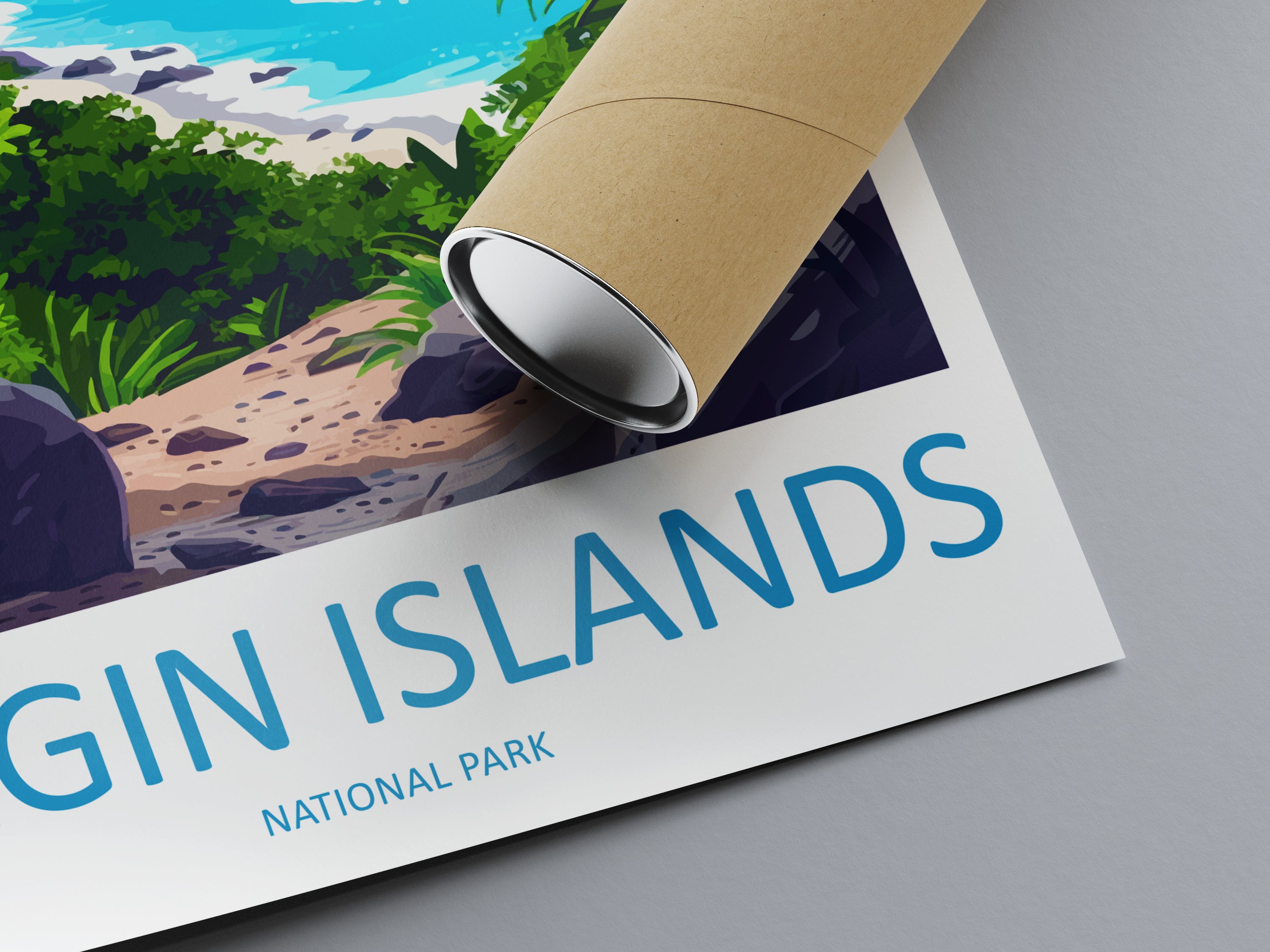 Virgin Islands US National Park Travel Print