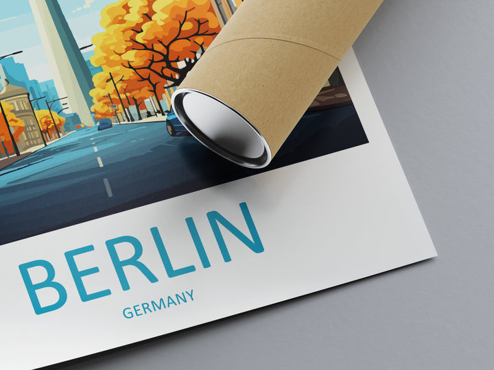 Berlin Germany Travel Poster