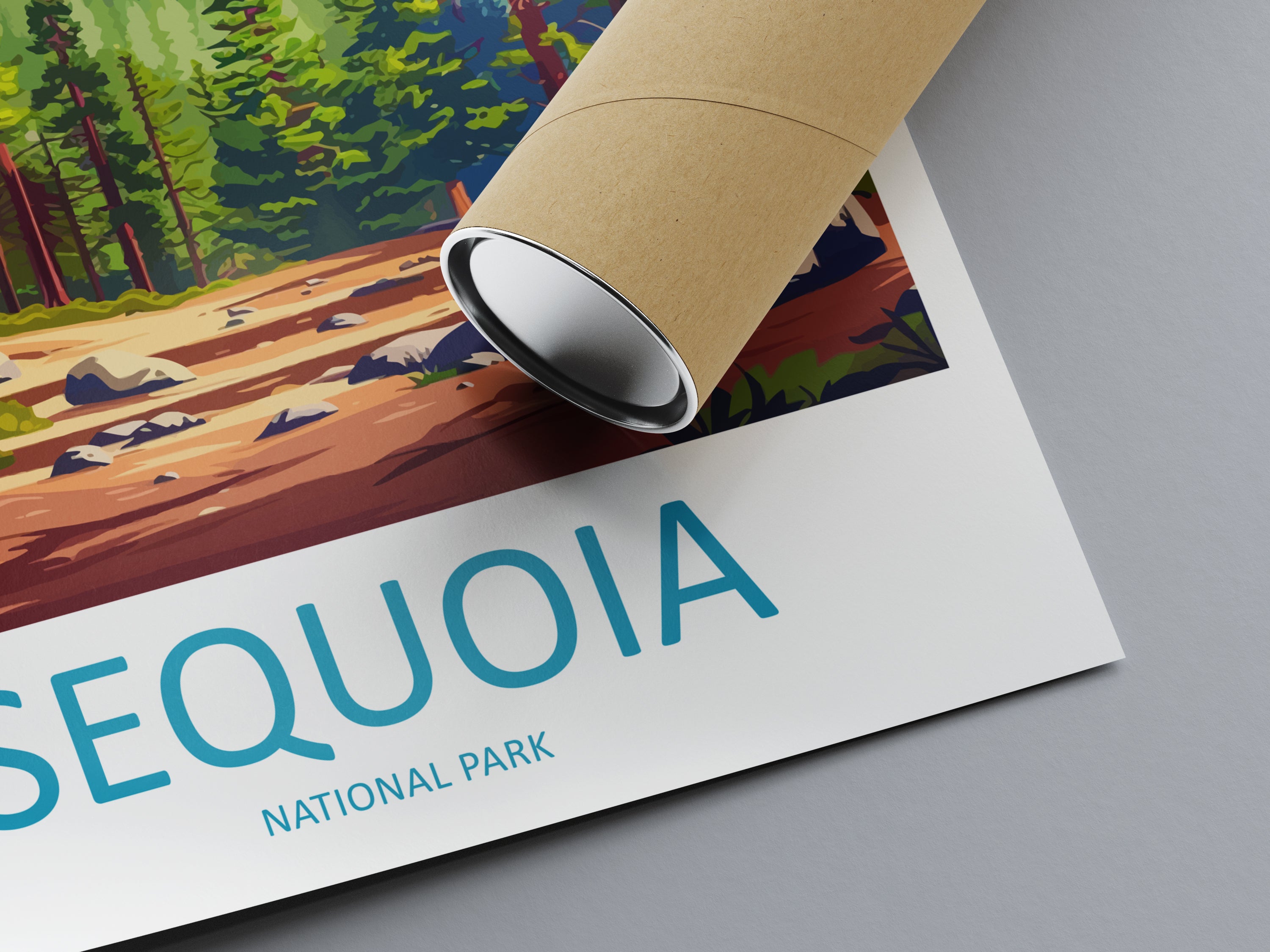 Sequoia US National Park Travel Print