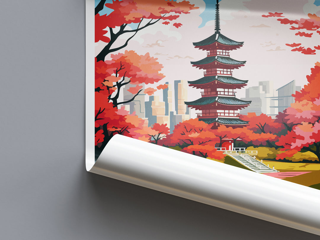 Tokyo Japan Travel Poster
