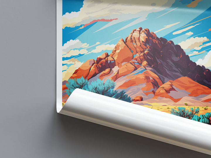 Camelback Mountains USA Travel Poster